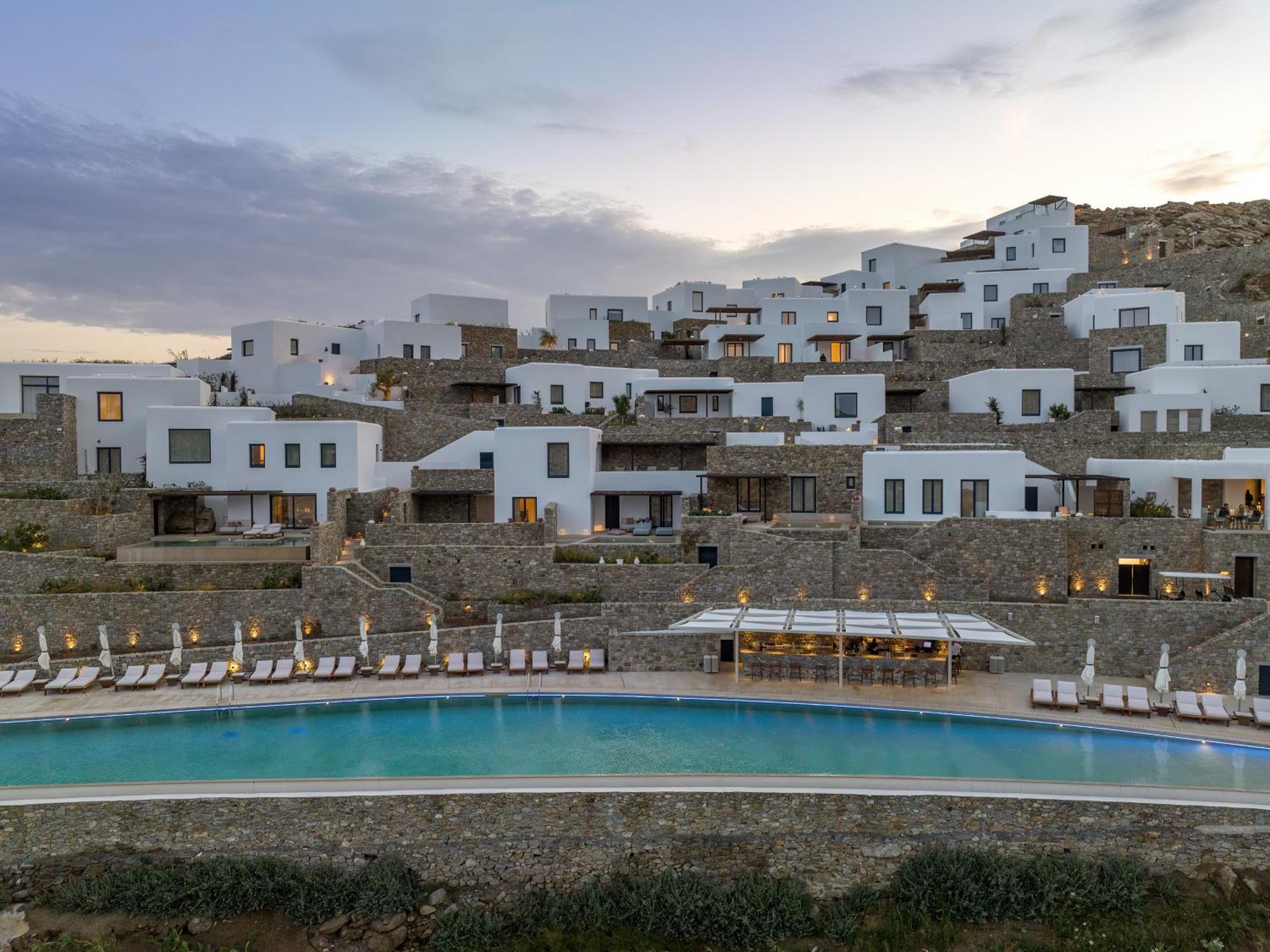 Cali Mykonos Hotel Kalafatis Exterior foto